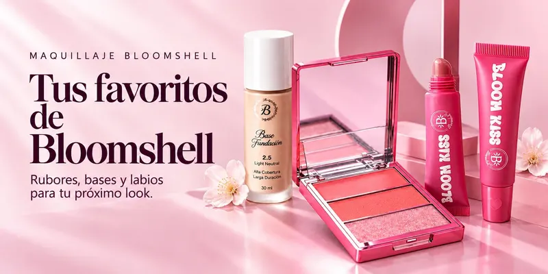 Tus favoritos de Bloomshell: rubores, bases y labios para tu próximo look